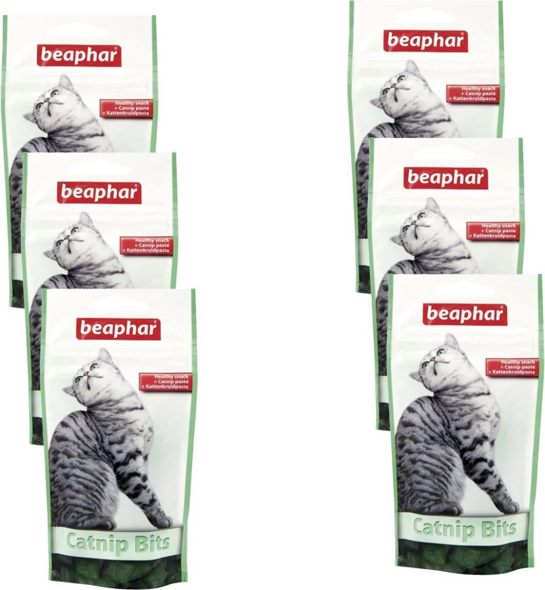 Beaphar Catnip-Bits Vitamine Kattensnack 210g