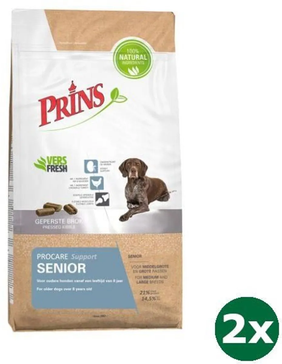 Prins ProCare Senior Hondenvoer 2x12kg