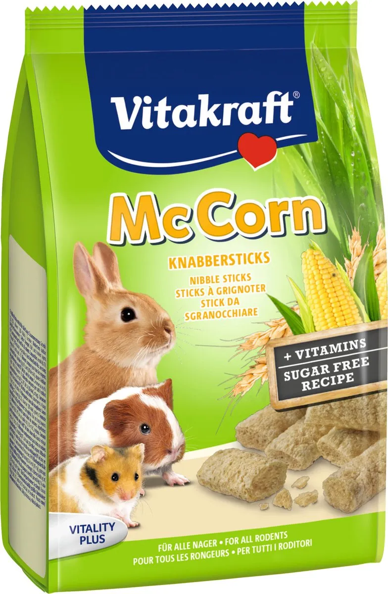 Vitakraft Mccorn Knabbelsticks Dwergkonijn