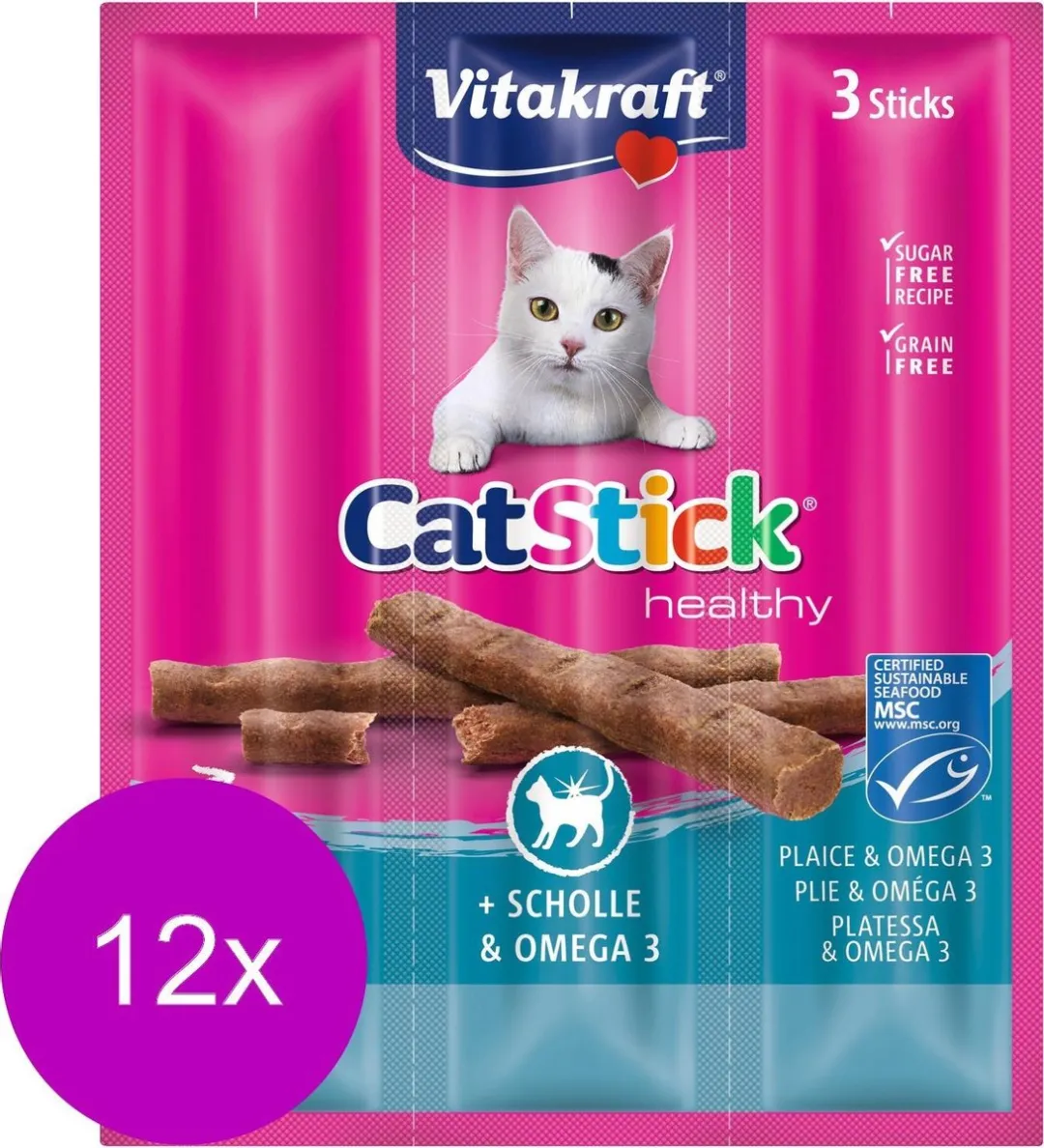 Vitakraft Cat-Stick Mini Schol & Omega - 36 Stuks