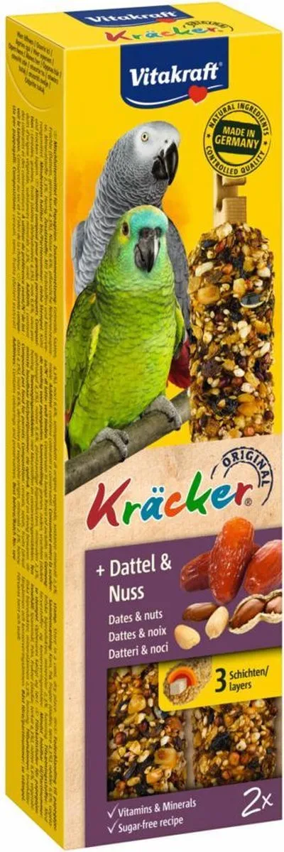 Vitakraft Papegaaikracker Fruit & Noot - 2 Stuks