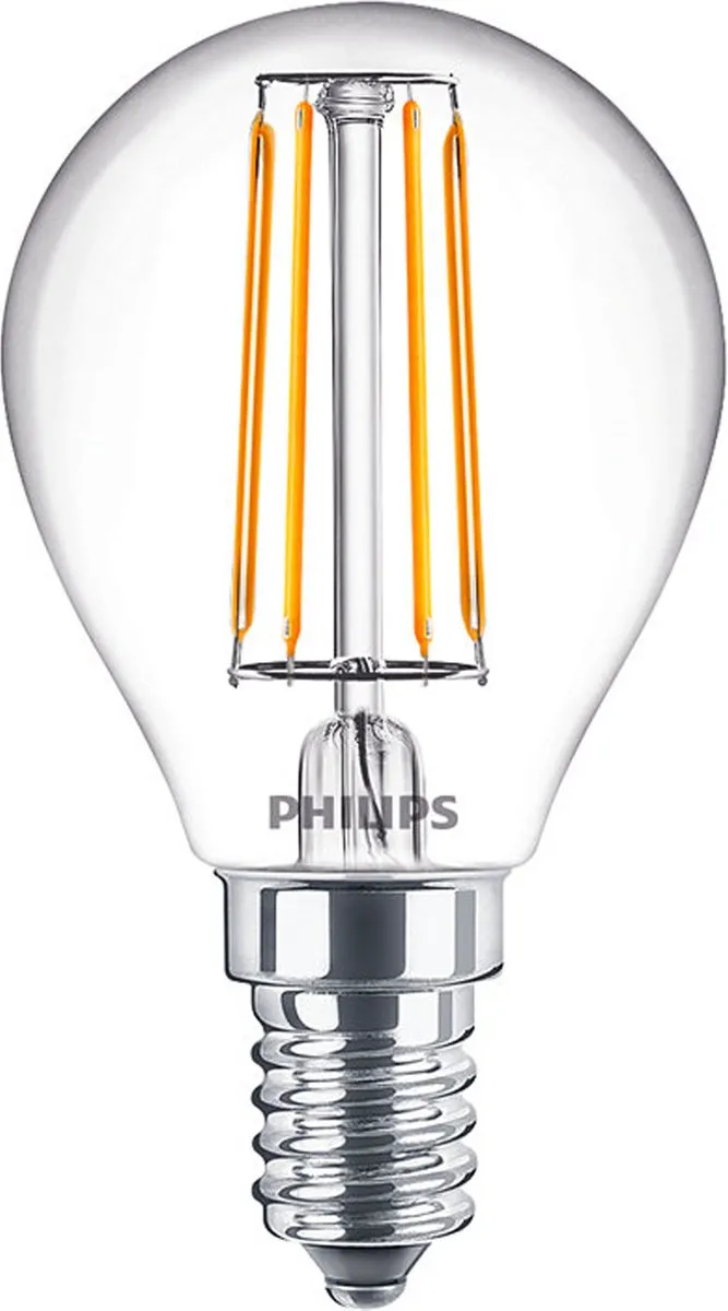 Philips E14 Filament 4.3W 470lm Koel Wit