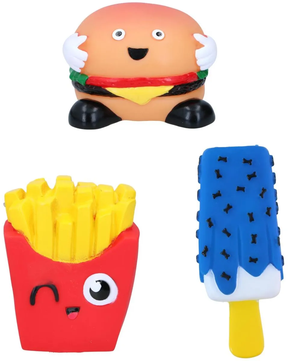 Pet Toys - Hondenspeelgoed Voedselvormen - Honden - 3 stuks