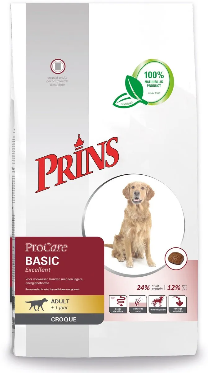 Prins Procare Basic Croque Excellent Hondenvoer 10kg