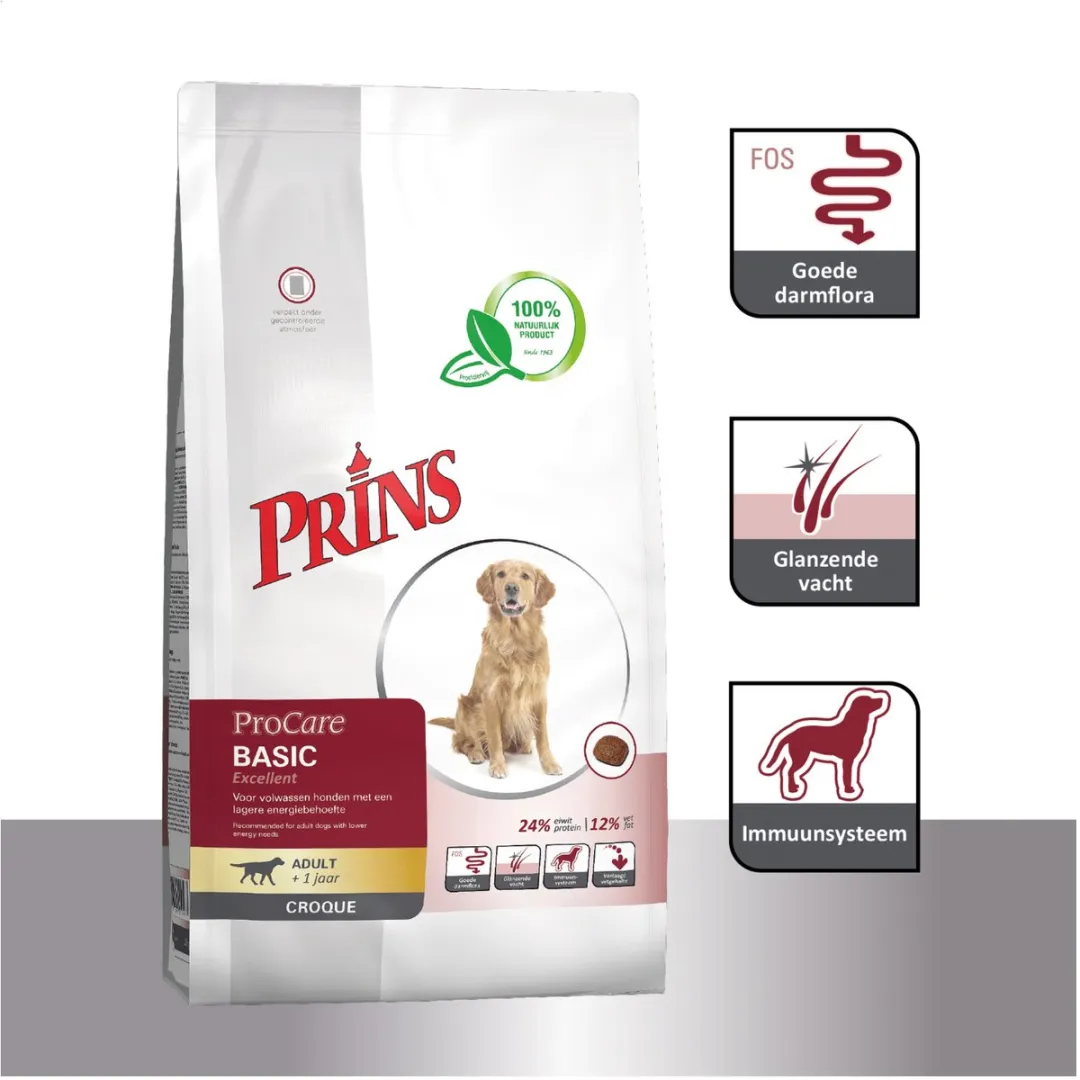 Prins Procare Basic Croque Excellent Hondenvoer 10kg