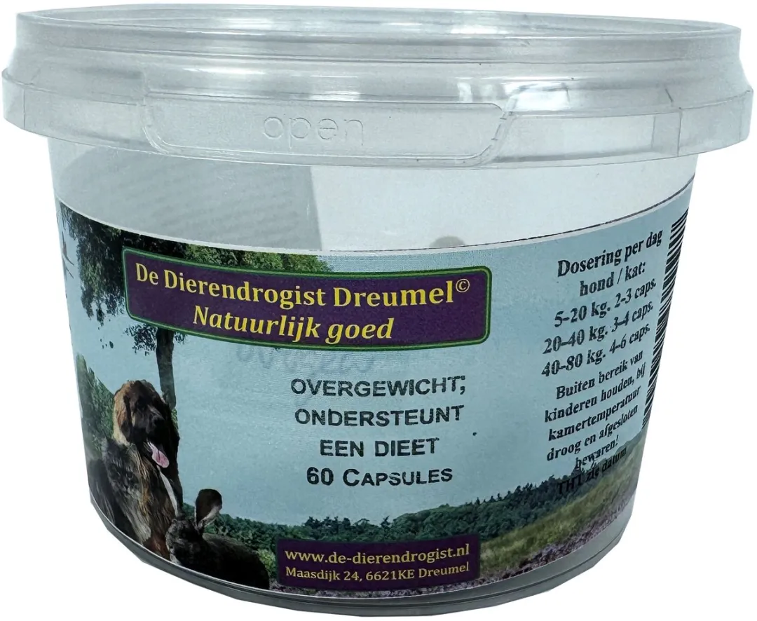Dierendrogist Bij Overgewicht Capsules
