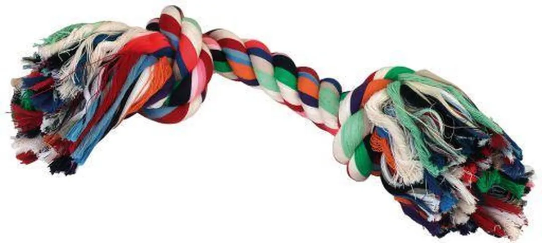 Kerbl Flostouw Katoen 26cm - L - Kleurrijk