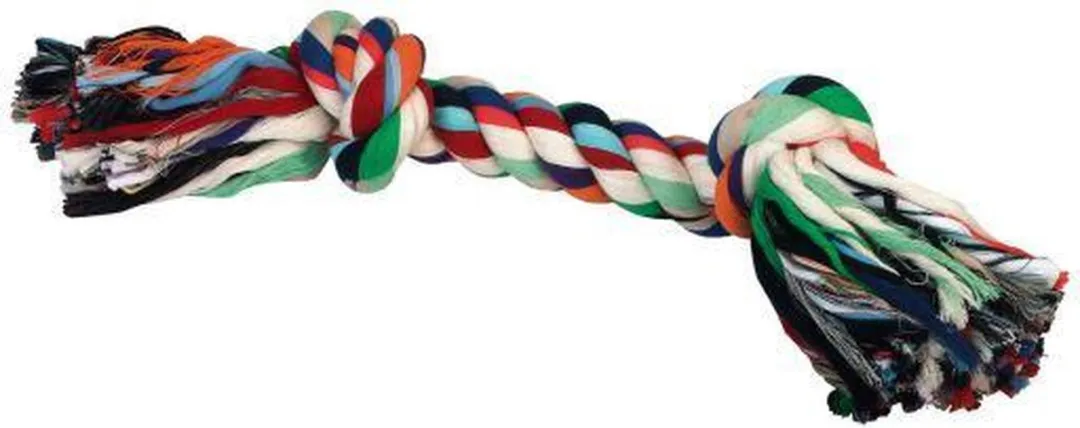 Kerbl Flostouw Katoen 26cm - L - Kleurrijk