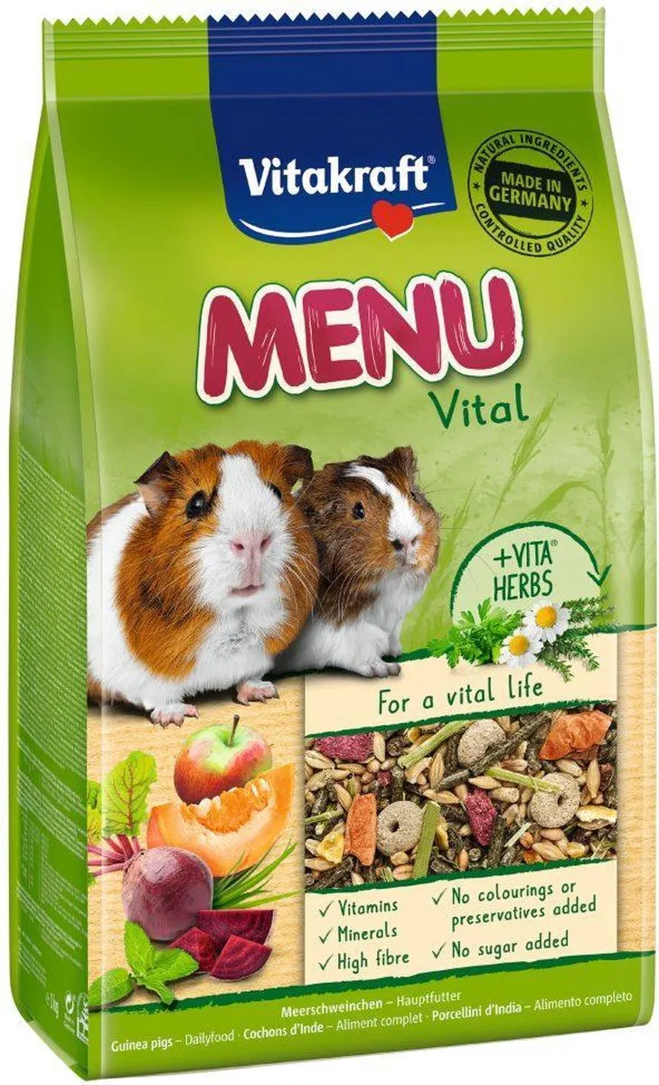 Vitakraft Menu Vital Cavia Voer 1kg