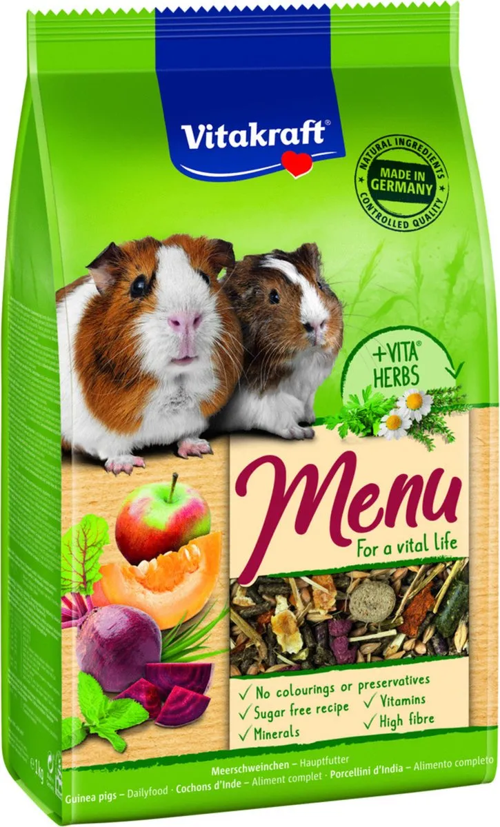 Vitakraft Menu Vital Cavia Voer 1kg