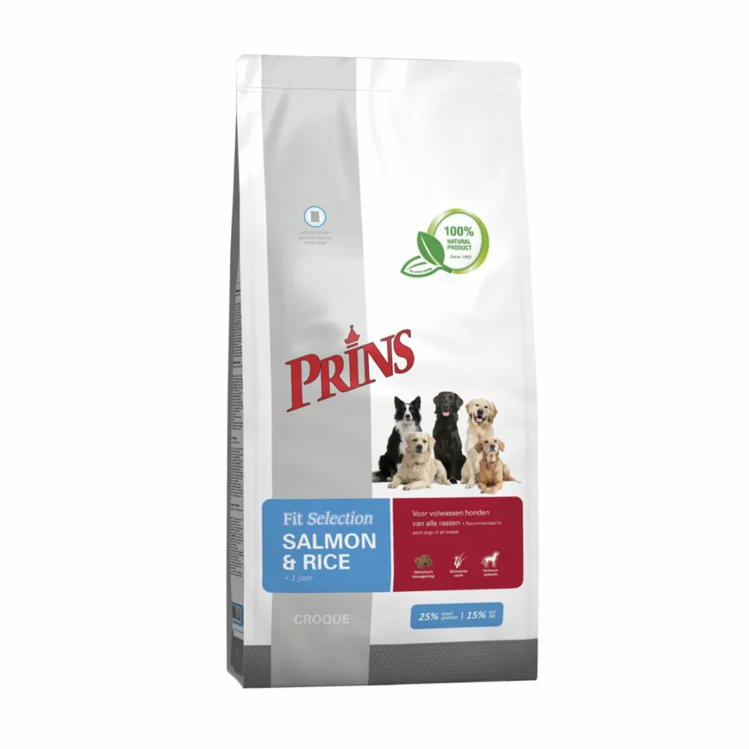 Prins Fit Selection Zalm & Rijst Hondenvoer