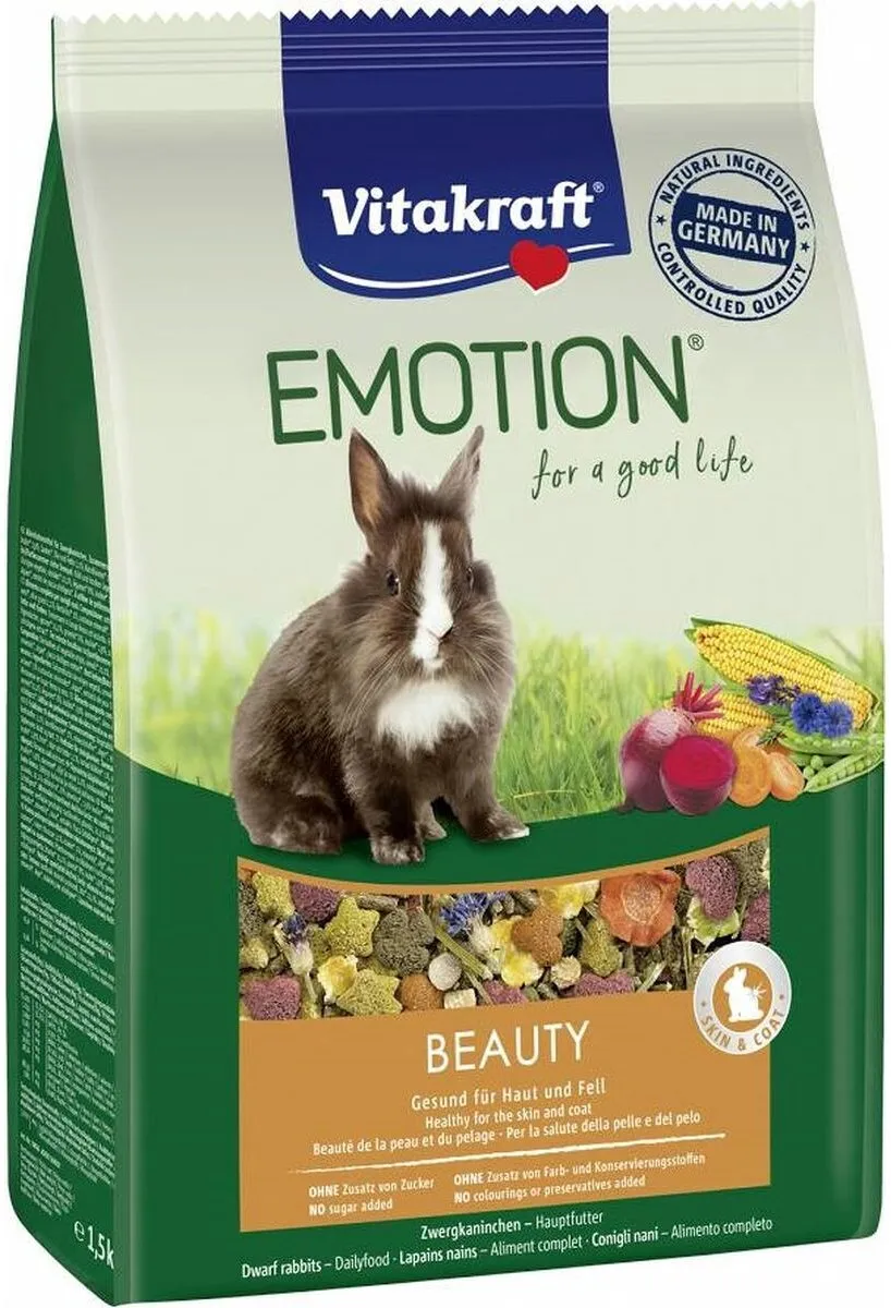Vitakraft Emotion Beauty Selection Konijnenvoer 600g