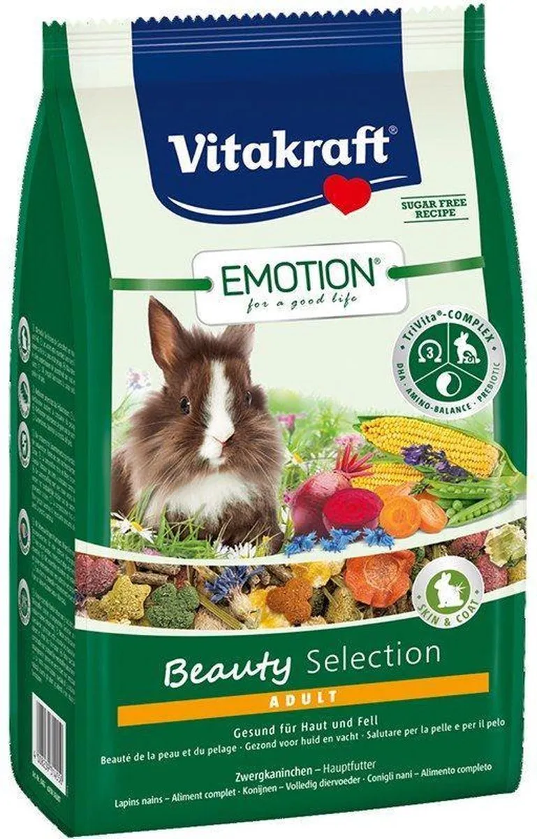 Vitakraft Emotion Beauty Selection Konijnenvoer 600g
