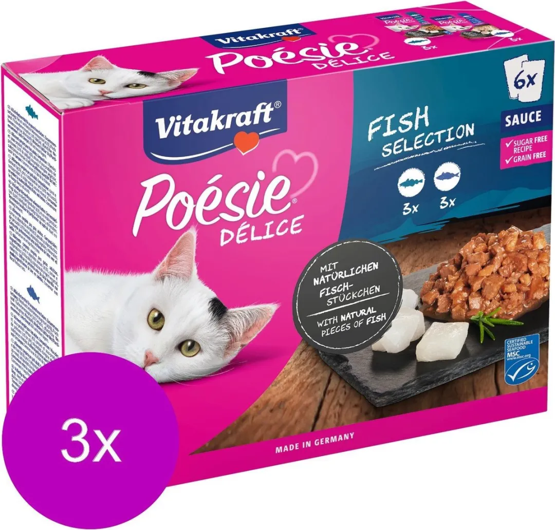 Vitakraft Poesie Deli Sauce Vis Pouch