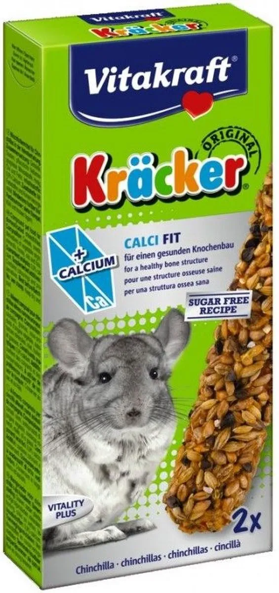 Vitakraft Chinchillakracker Calcium 2 Stuks
