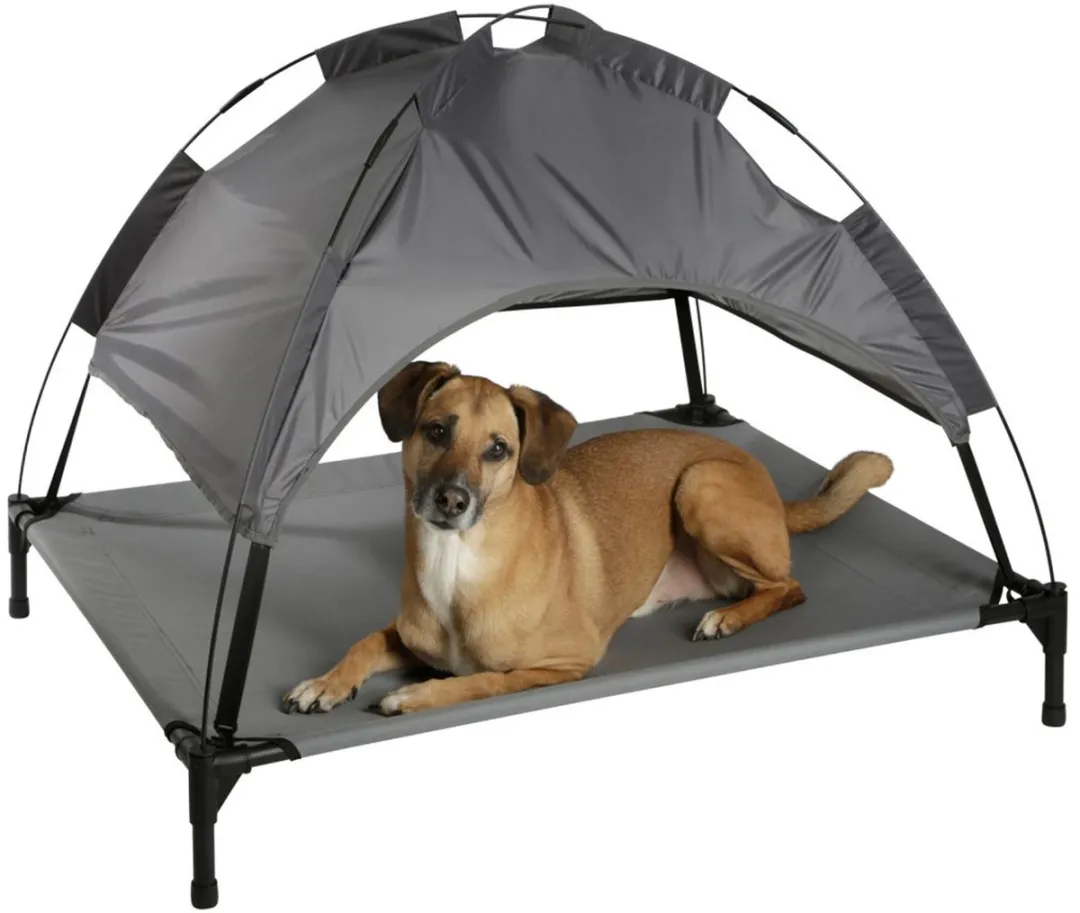 Kerbl Hondenbank Vakantiekap 105x86x75cm Grijs - afbeelding 6 van 6