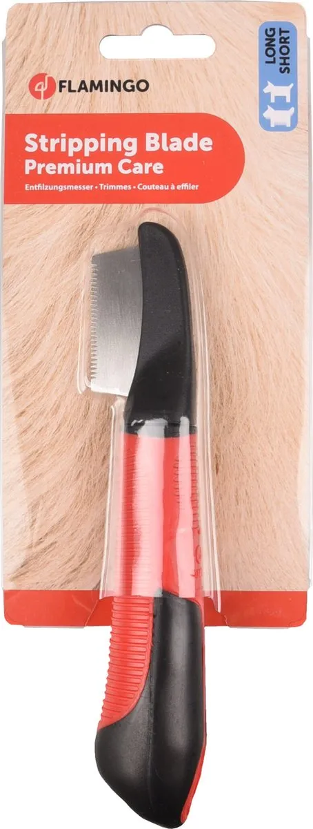 Flamingo Honden Trim Mes - Zwart - afbeelding 2 van 3