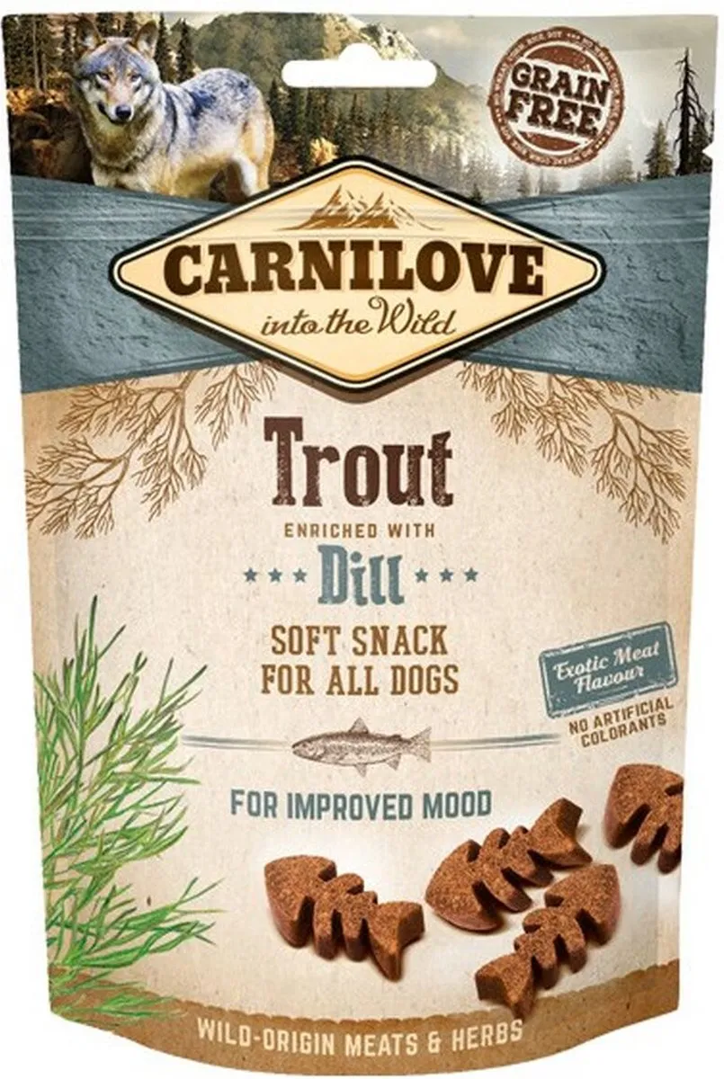 Carnilove Zachte Snack Forel Dille