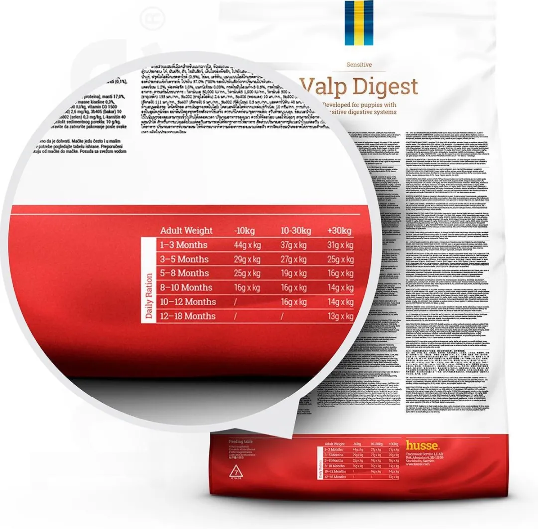Husse Valp Lam & Rijst Puppyvoer 7kg