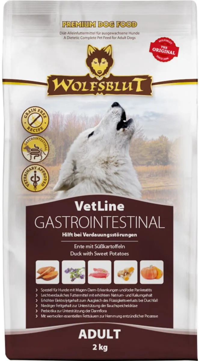 Wolfsblut VetLine Gastrointestinal 4x2kg