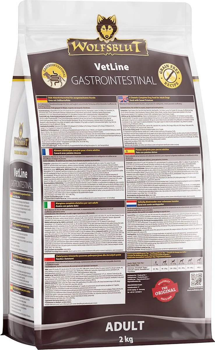 Wolfsblut VetLine Gastrointestinal 4x2kg