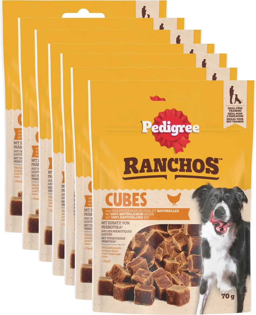 Pedigree Ranchos Cubes Kip - 7x70g