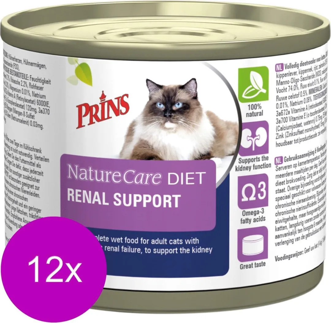 Prins Naturecare Diet Cat Renal Support Kattenvoer