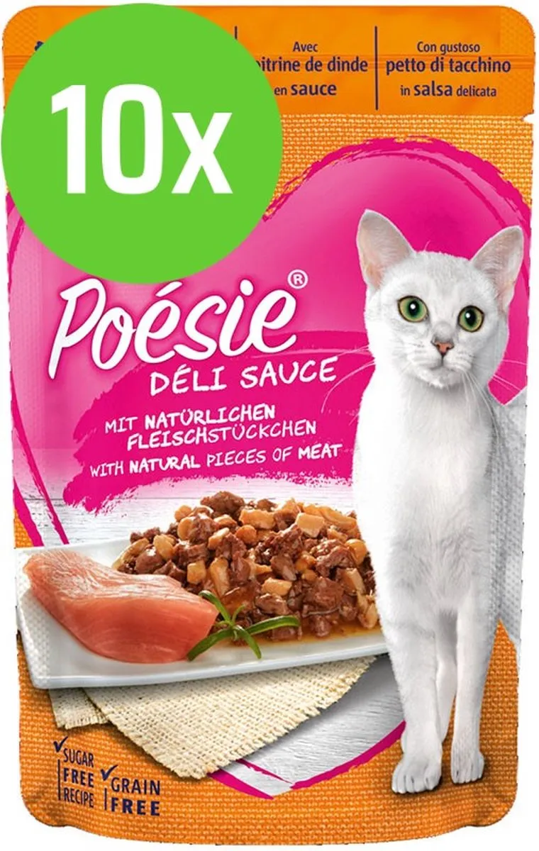 Vitakraft Poésie Déli Sauce Kalkoen 85g