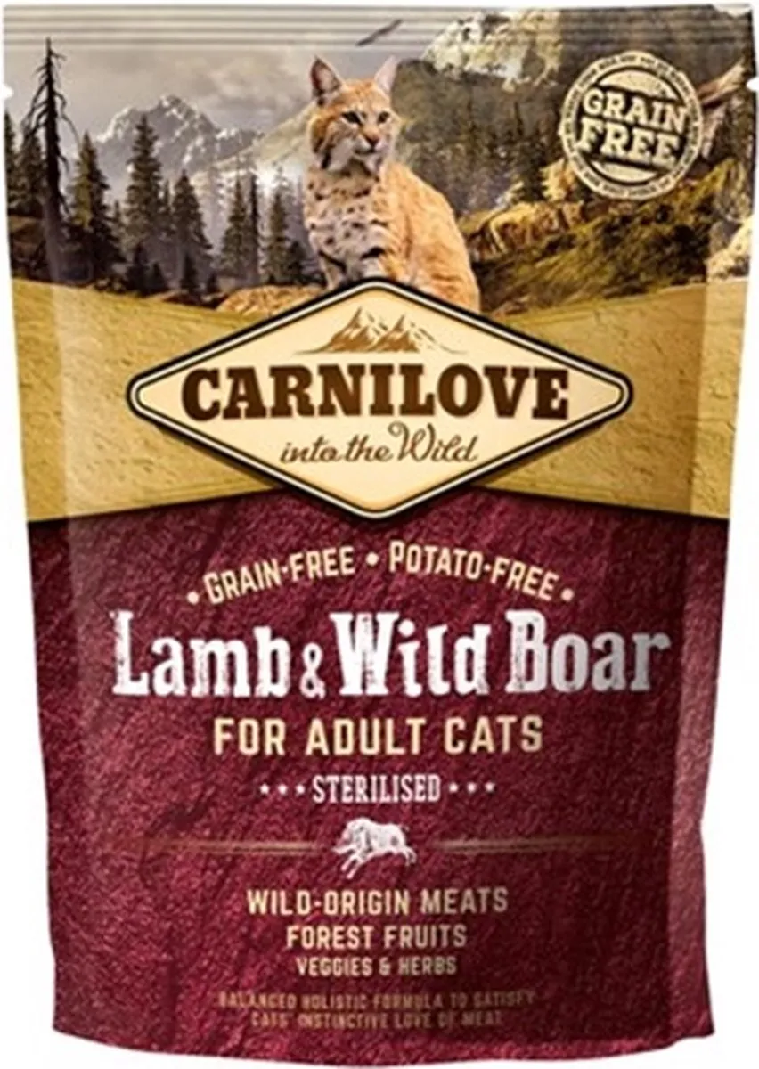 Carnilove Lamb / Wild Boar Sterilised