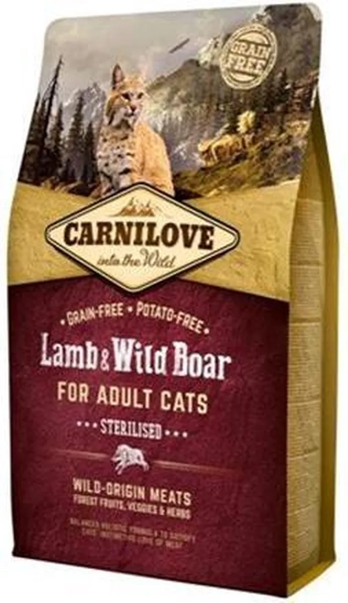 Carnilove Lamb / Wild Boar Sterilised