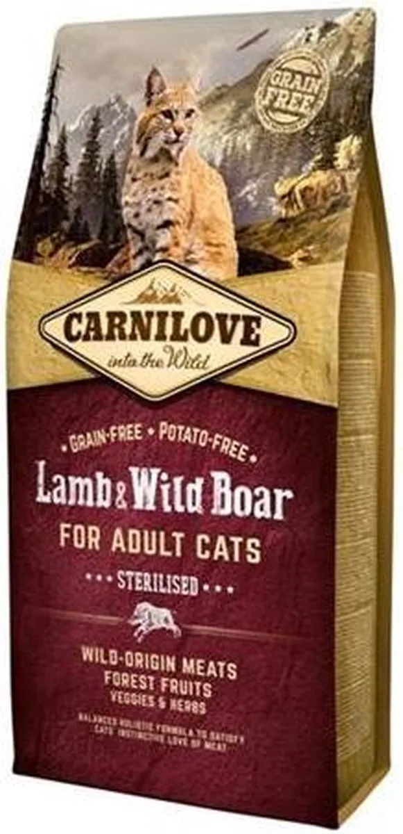 Carnilove Lamb / Wild Boar Sterilised
