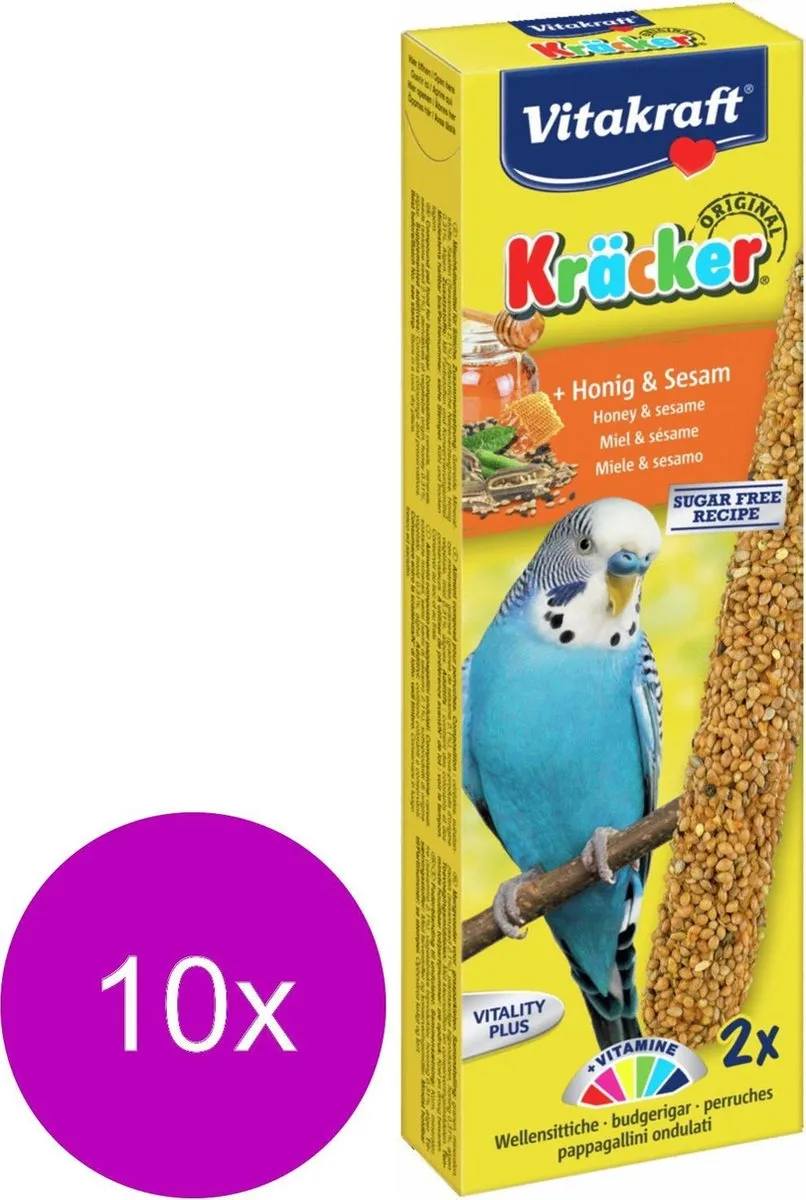 Vitakraft Parkiet Kracker Honing 2-in-1