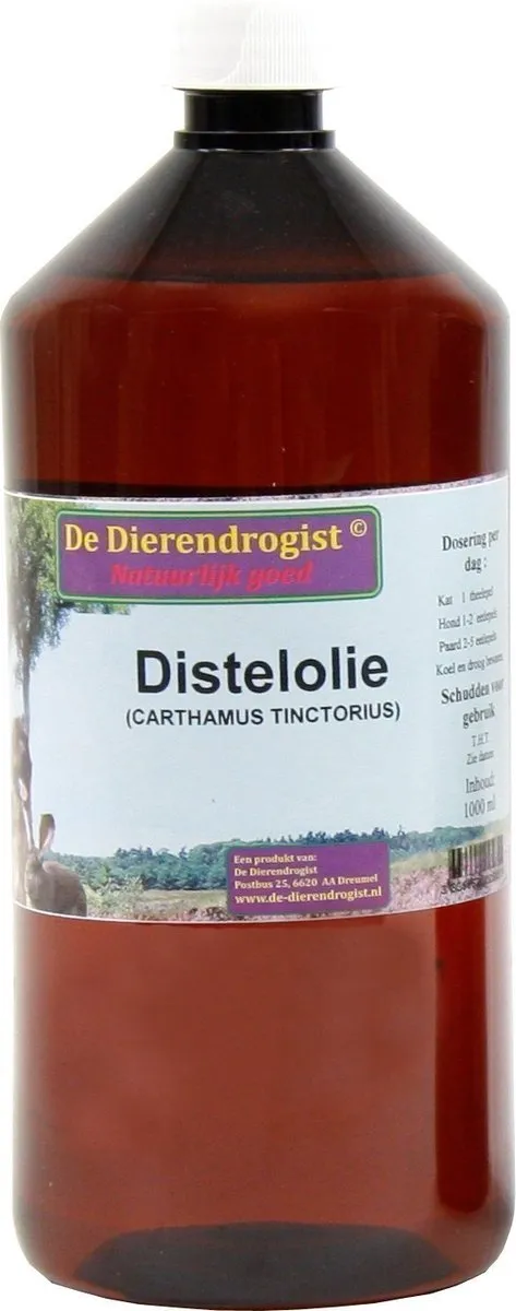 Dierendrogist Distelolie 1L