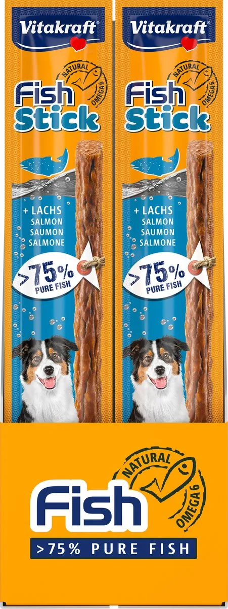 Vitakraft Fish Stick Zalm 50x15g - 50 Stuks