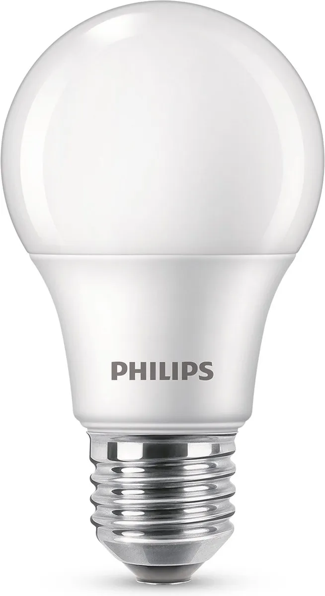 Philips LED Lamp E27 4.2W Warmwit Mat - 2 Stuks