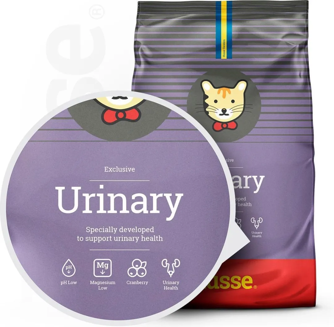 Husse Katt Urinary Droogvoer - 21 kg (3x7kg)