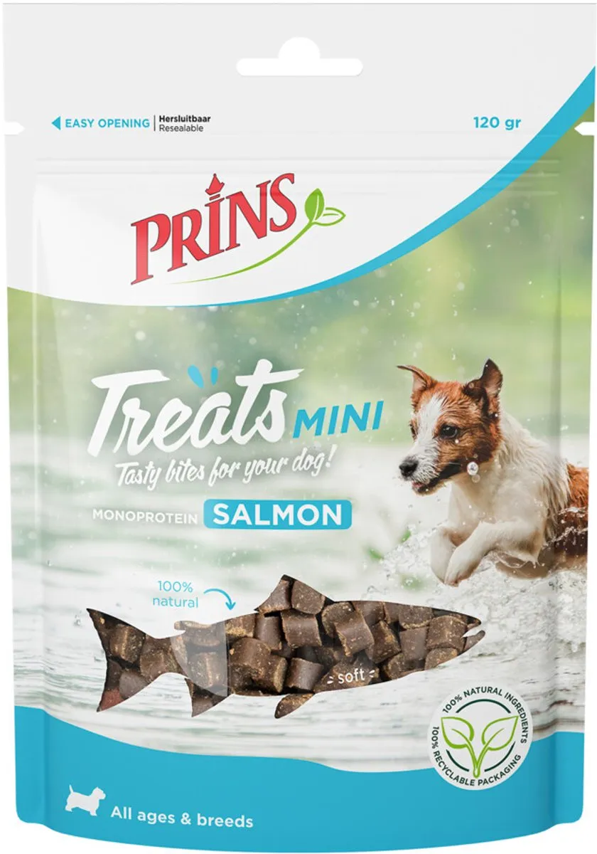 Prins Treats Dog Salmon Mini 120g