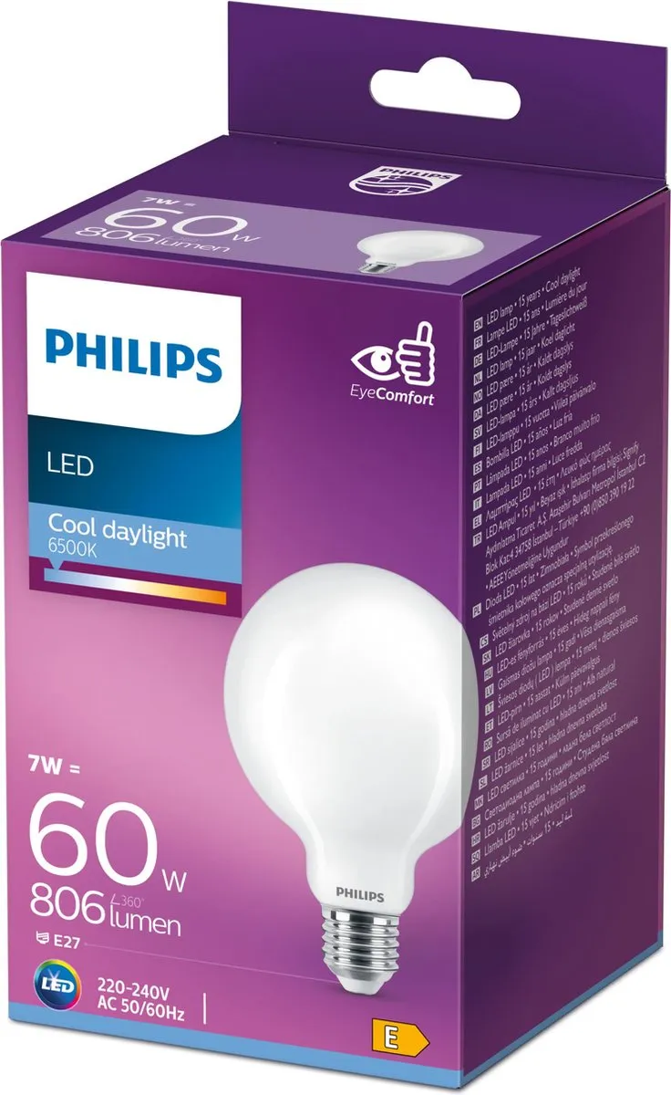 Philips LED Koel Daglicht 7W E27 - Mat