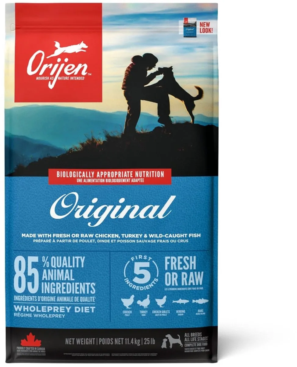 Orijen Whole Prey Original Kip & Kalkoen Hondenvoer 11.4kg