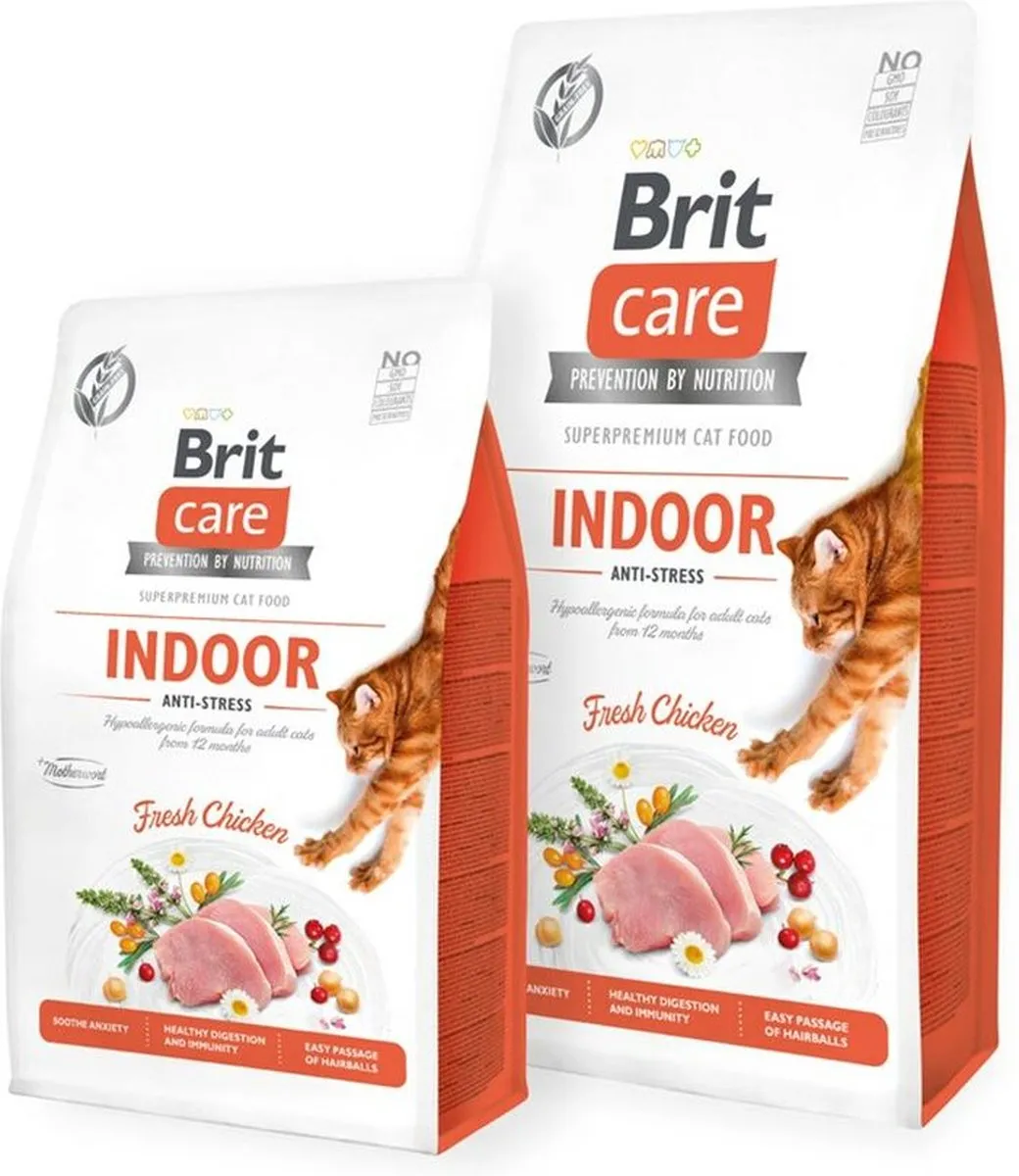 Brit Care Indoor Anti-Stress Kattenvoer 7kg