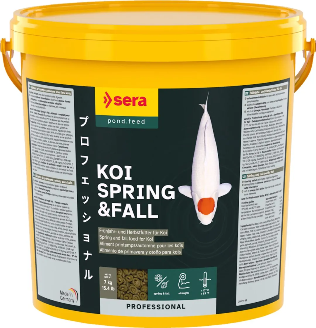 Sera Koi Professional Herfst-Wintervoer 7 kg