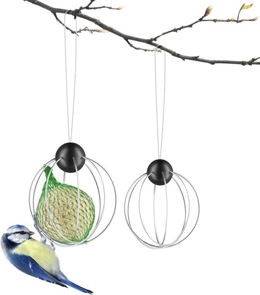 Eva Solo Vogel Voederbol Suet Set 2 Stuks - Roestvast Staal - afbeelding 6 van 6