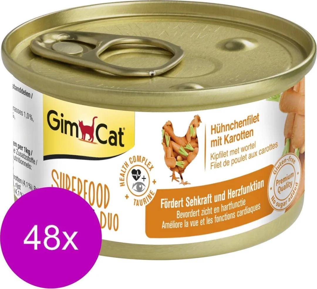 GimCat Superfood Shinycat Duo 70g
