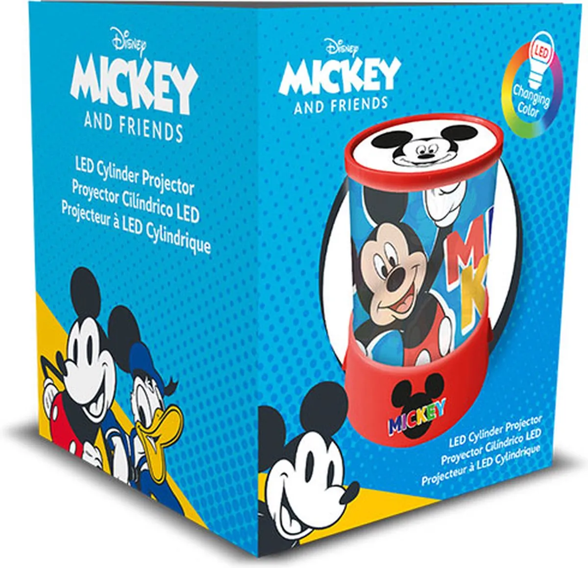 Disney Mickey Mouse Nachtlamp - Blauw