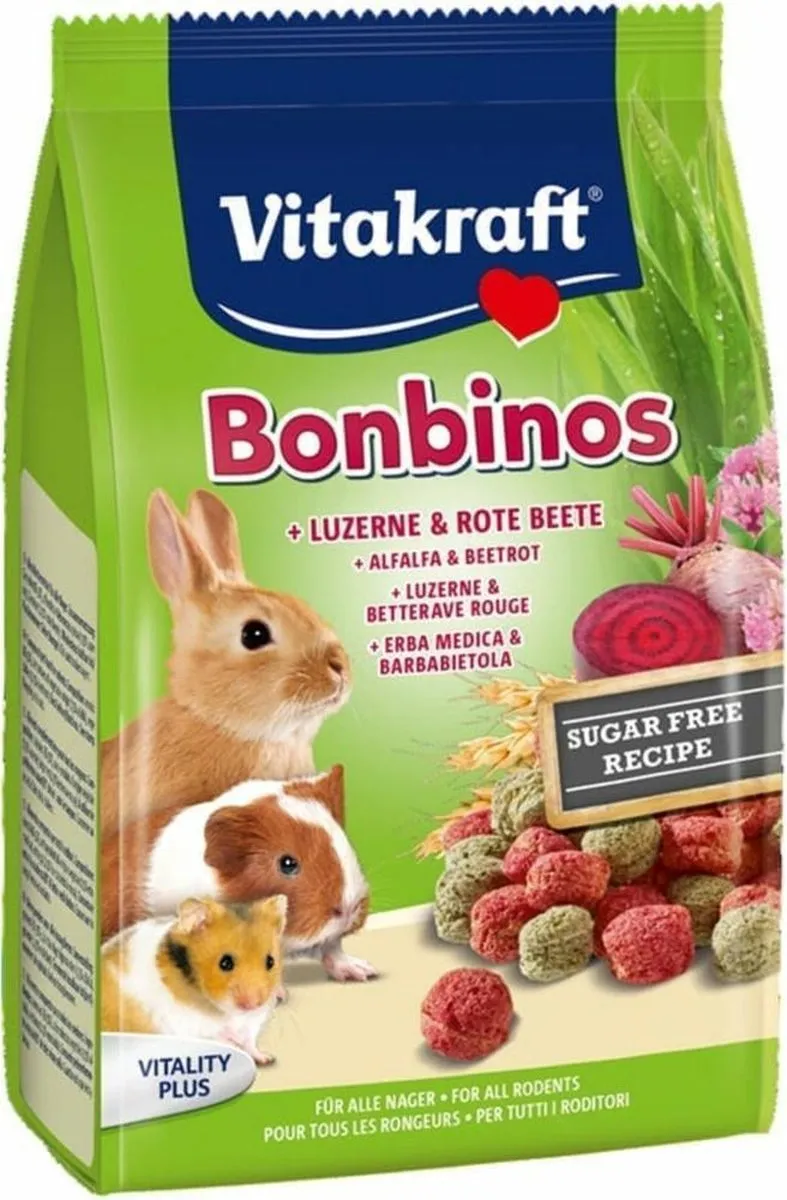 Vitakraft Bobino's Knaagdiersnack Rode Biet Pastinaak 50g