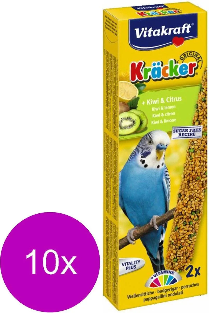 Vitakraft Parkiet Kracker - 20 Stuks