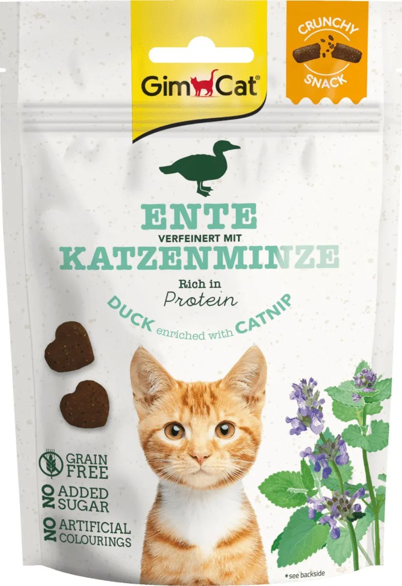 GimCat Kattensnack Crunchy Eend 50g