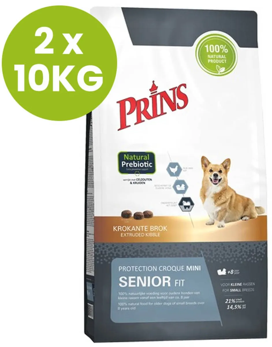 Prins Protection Croque Mini Senior Fit Hondenvoer