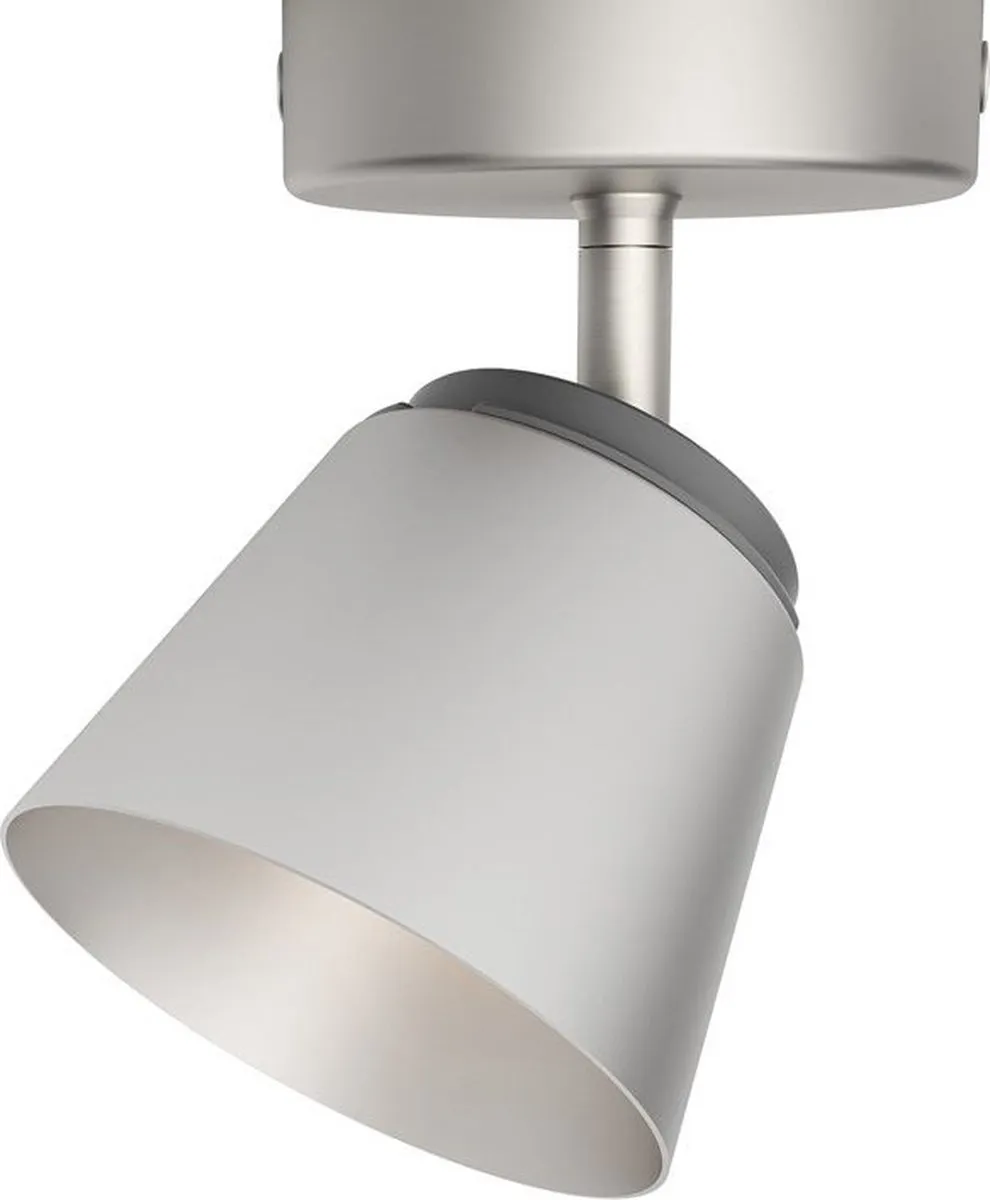 Philips Dender Single Spot 4W - Mat chroom & geelkoper