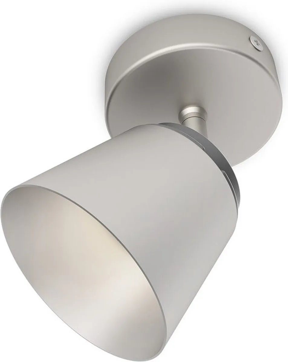 Philips Dender Single Spot 4W - Mat chroom & geelkoper